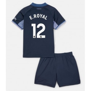 Tottenham Hotspur Emerson Royal #12 Replika Babytøj Udebanesæt Børn 2023-24 Kortærmet (+ Korte bukser)